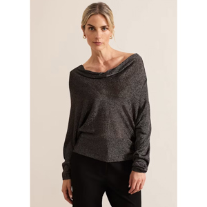 Phase Eight Malti Metallic Cowl Neck Knit